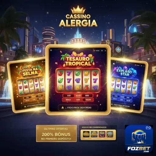 Interface VIP da fozbet com jogos exclusivos de cassino.