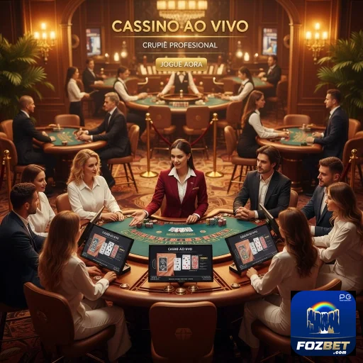 Jogadores em mesa de cassino ao vivo no fozbet.