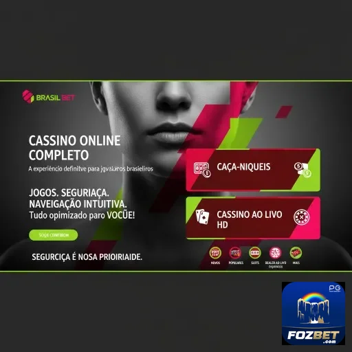 Interface do cassino online da fozbet destacando caça-níqueis.