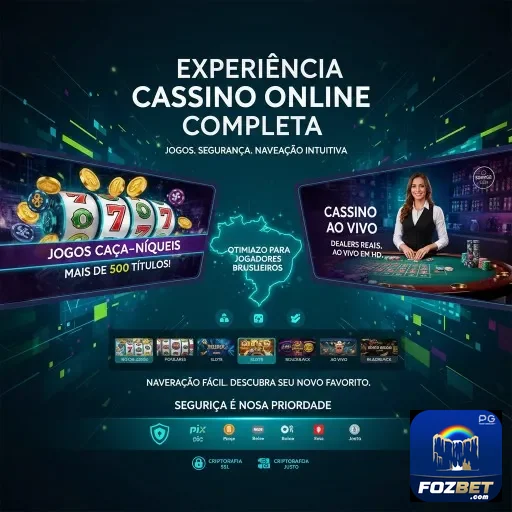 Ilustração de Variedade de Slots Atrativos