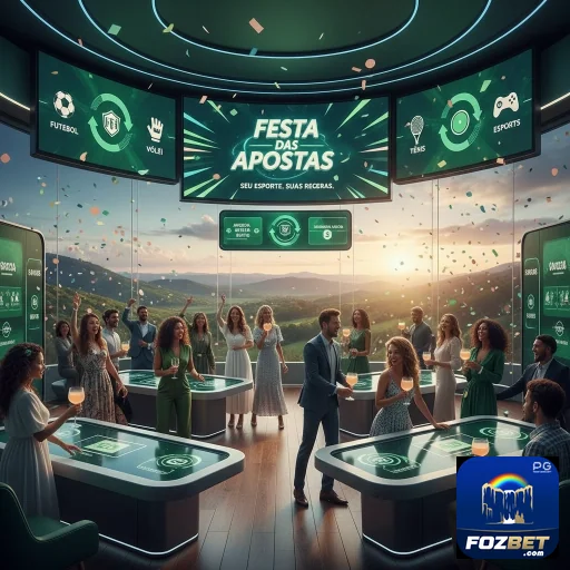 Jogadores VIP no site fozbet em evento de apostas animado.