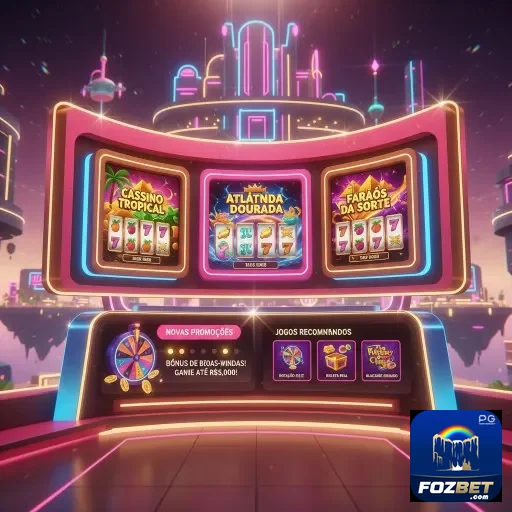 Imagem de serviços VIP da fozbet com jogos de slots.